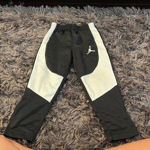 Jordan joggers size 4T in black and white.  Excellent condition